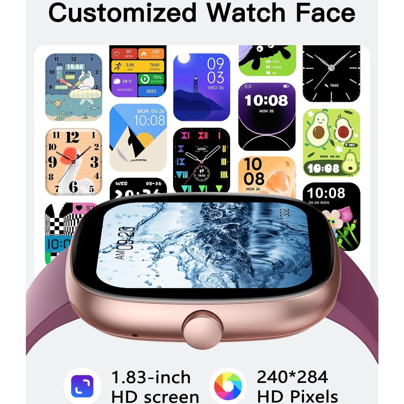 Reloj Inteligente Fitness SHANG WING 1.85" Monitoreo Salud