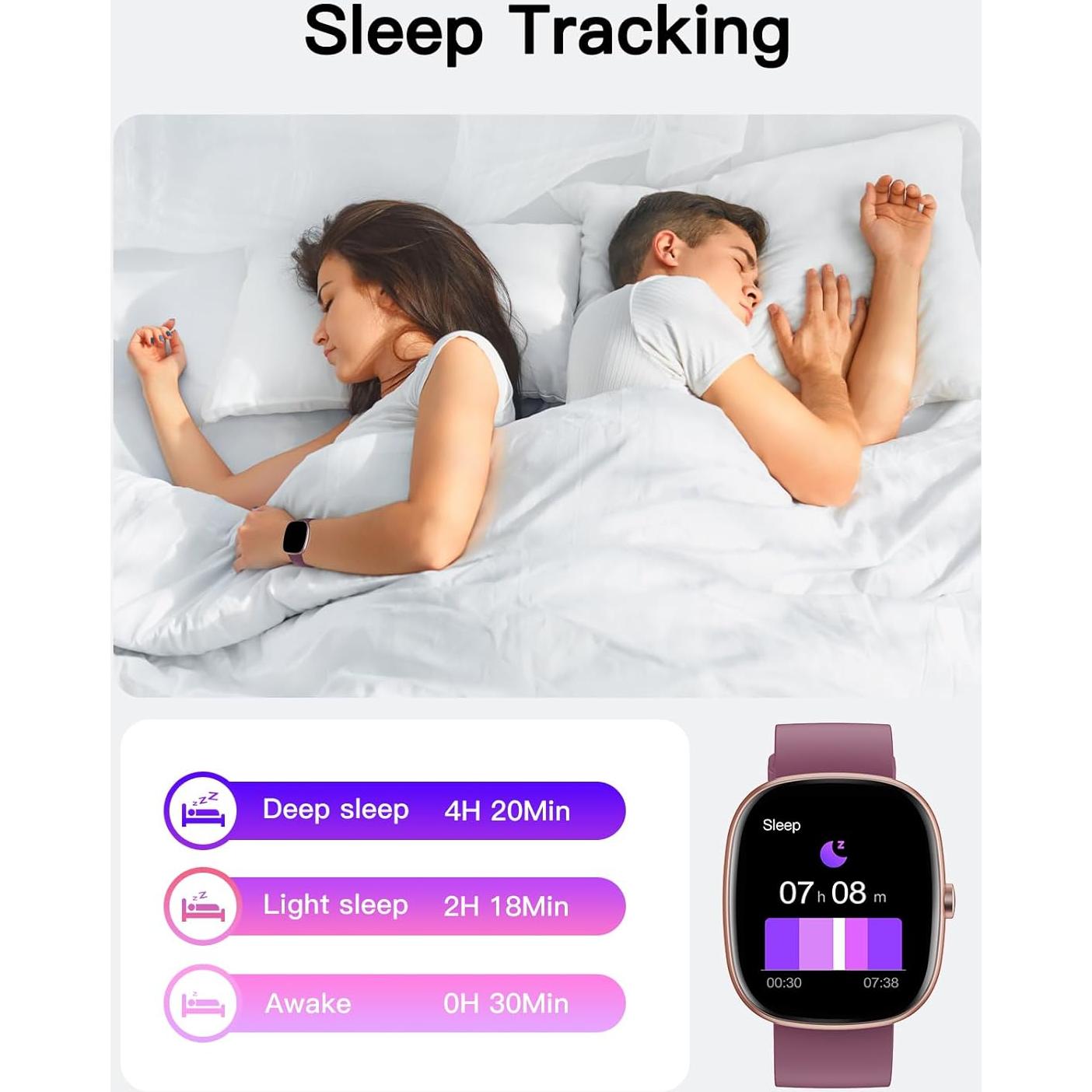 Reloj Inteligente Fitness SHANG WING 1.85" Monitoreo Salud