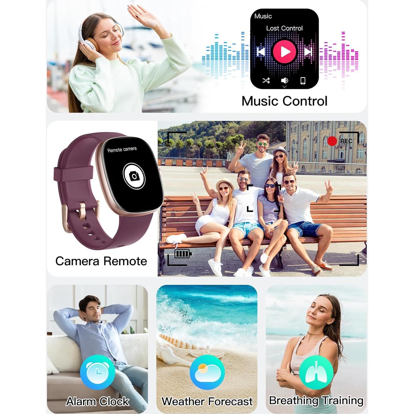 Reloj Inteligente Fitness SHANG WING 1.85" Monitoreo Salud