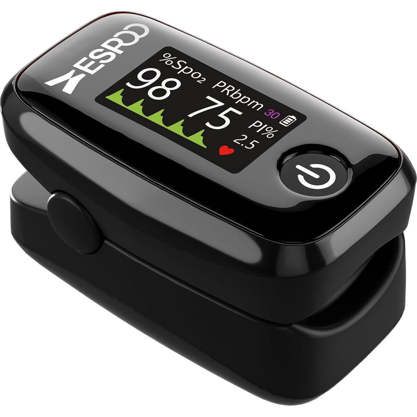 Oxímetro de Pulso de Dedo ESPOO YM201 - Monitor de Oxígeno