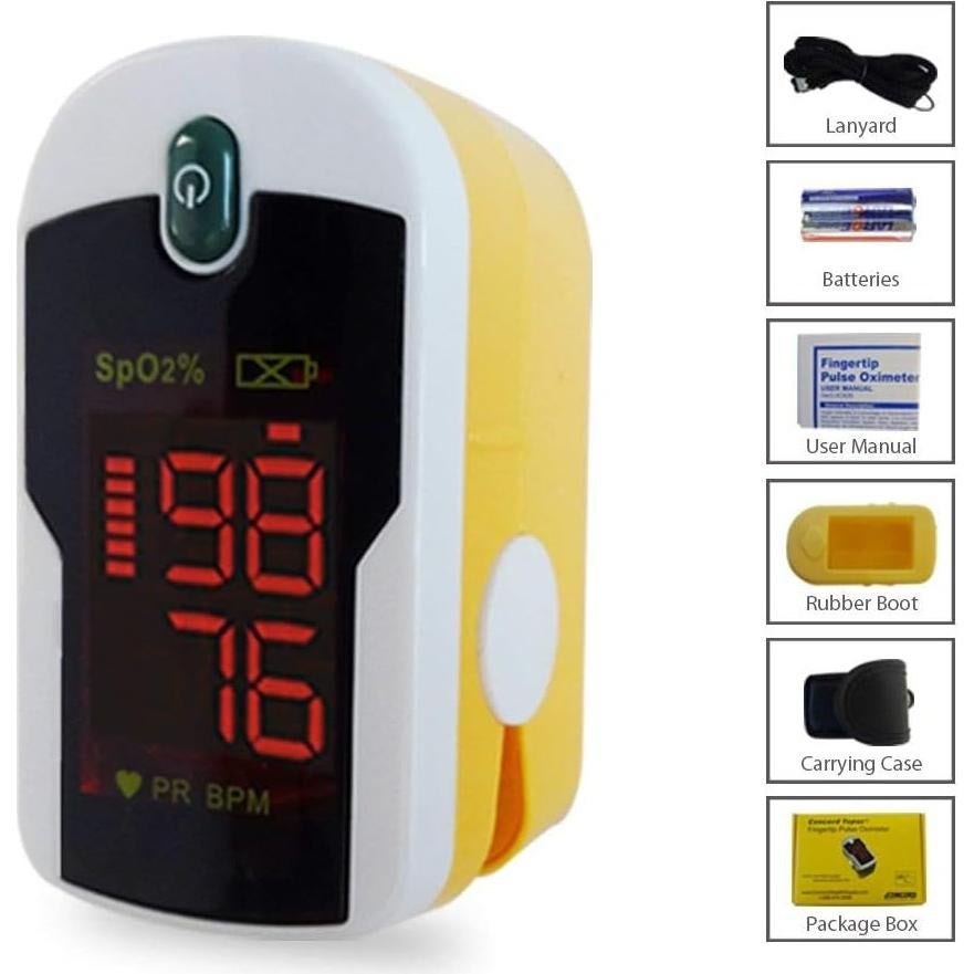 Oxímetro de Pulso Concord CCI-300C - Medición SpO2 y Pulso