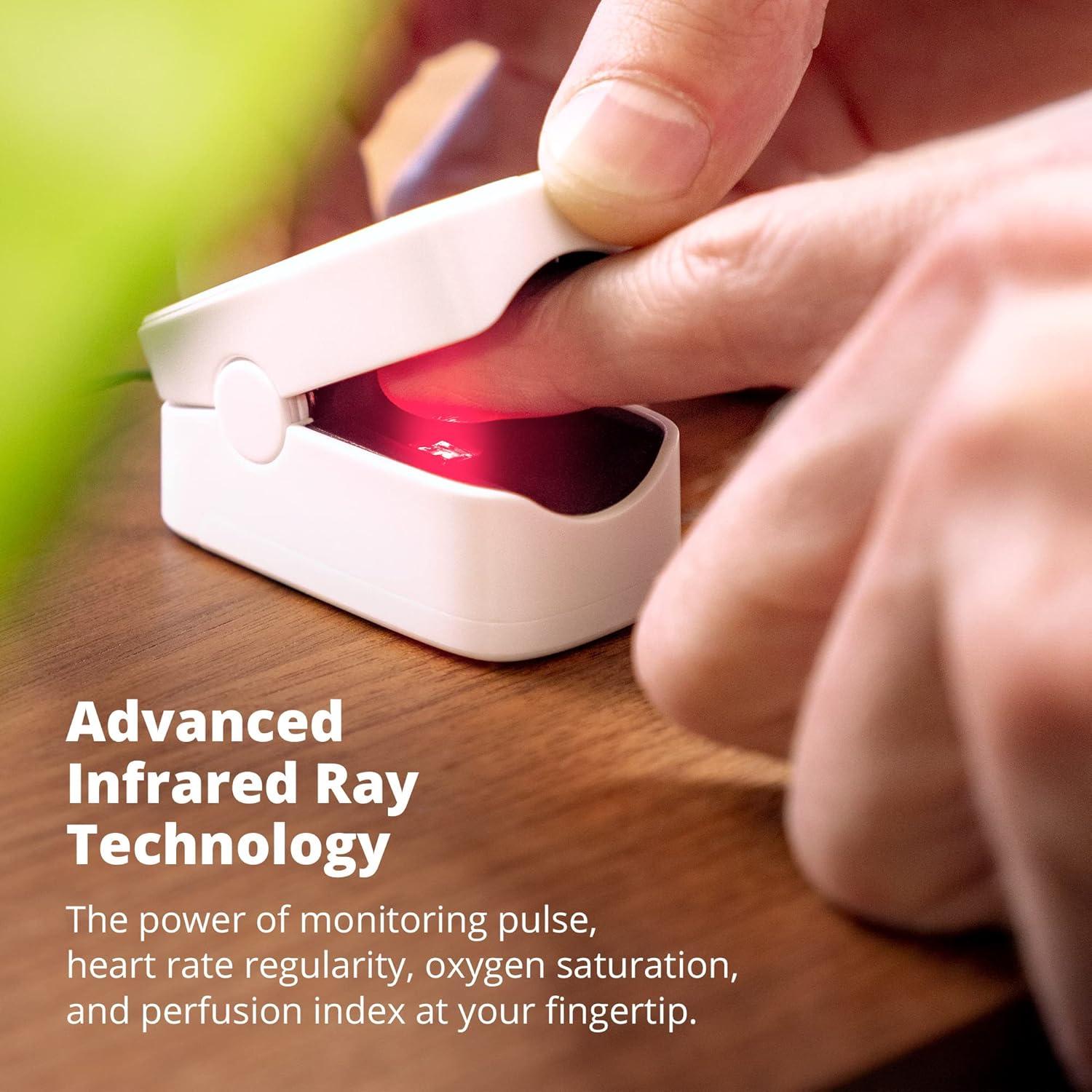 Oxímetro de Pulso Greater Goods, Mide SpO2 y Frecuencia Cardíaca