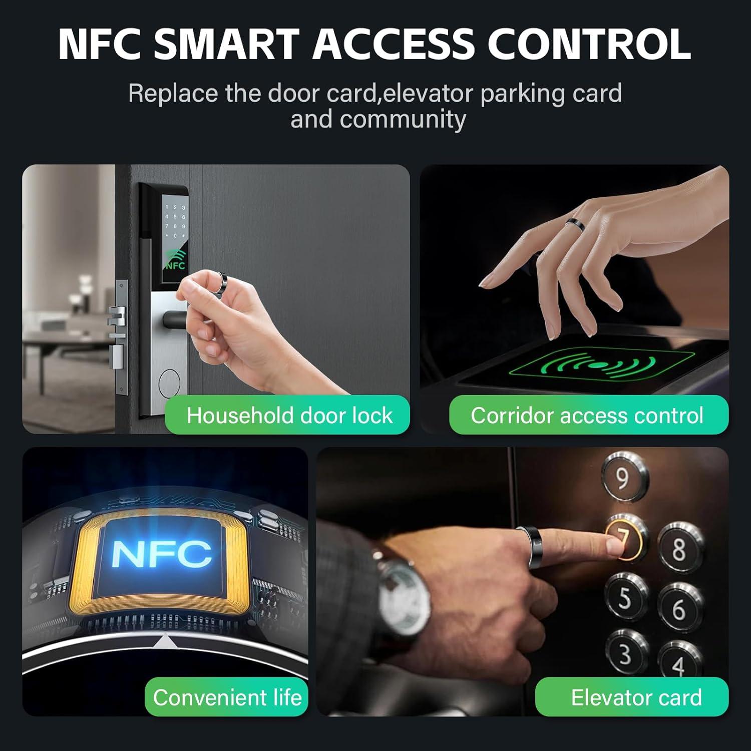 Anillo Inteligente Govllfoz Monitoreo Salud NFC IPX68 11