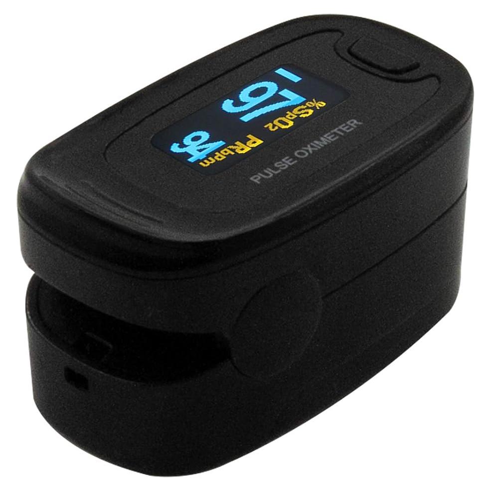 Oxímetro de Pulso CONTEC CMS50NA con Cuerda de Cuello, Negro