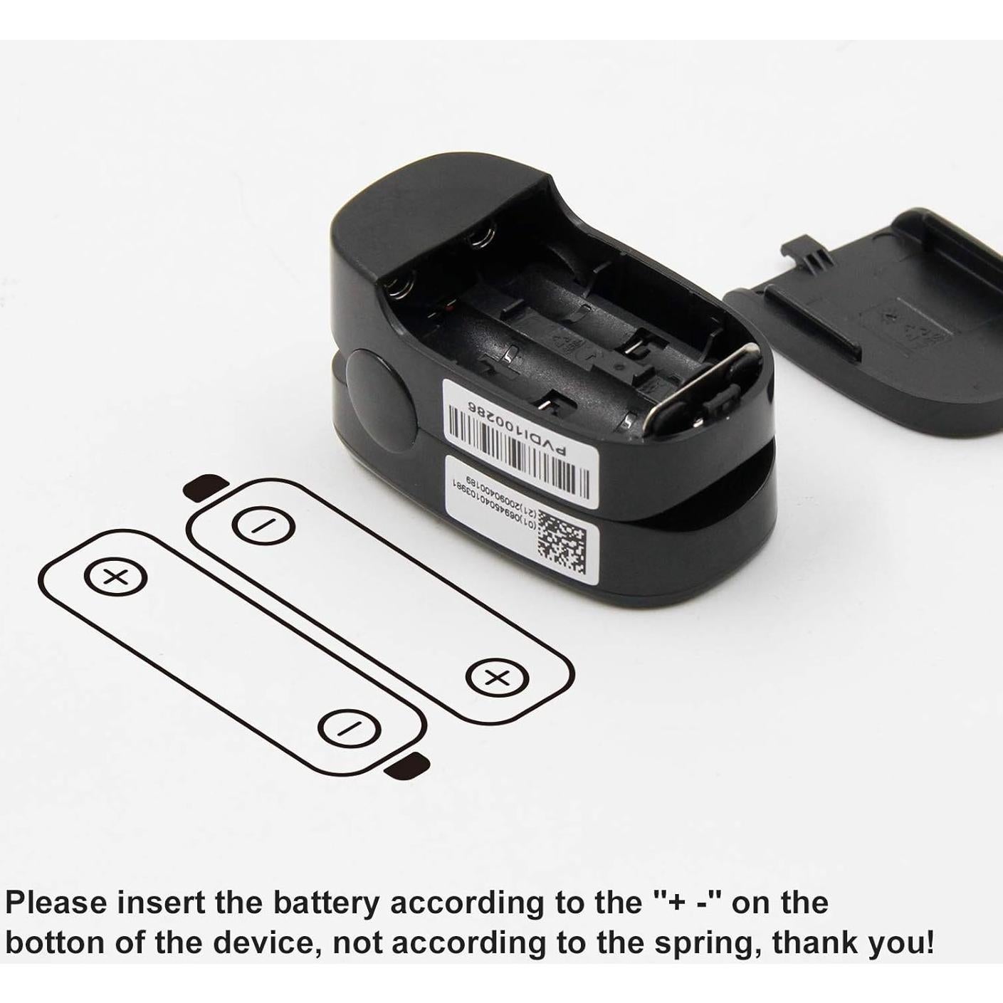 Oxímetro de Pulso CONTEC CMS50NA con Cuerda de Cuello, Negro