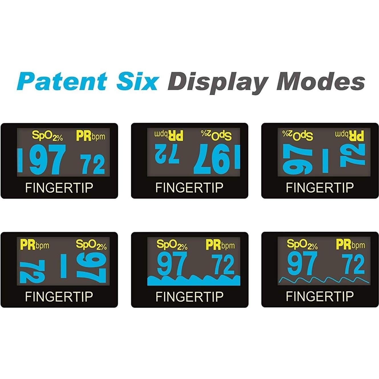 Oxímetro de Pulso Santamedical SM-1100S con Pantalla OLED