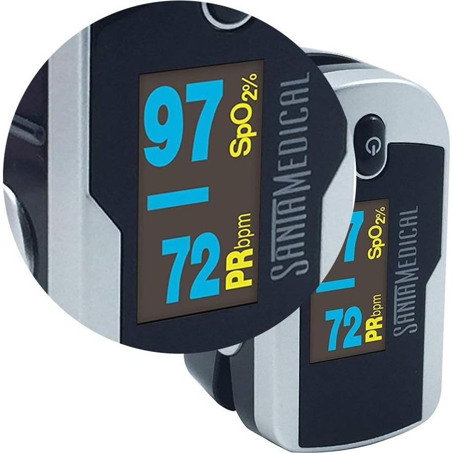Oxímetro de Pulso Santamedical SM-1100S con Pantalla OLED