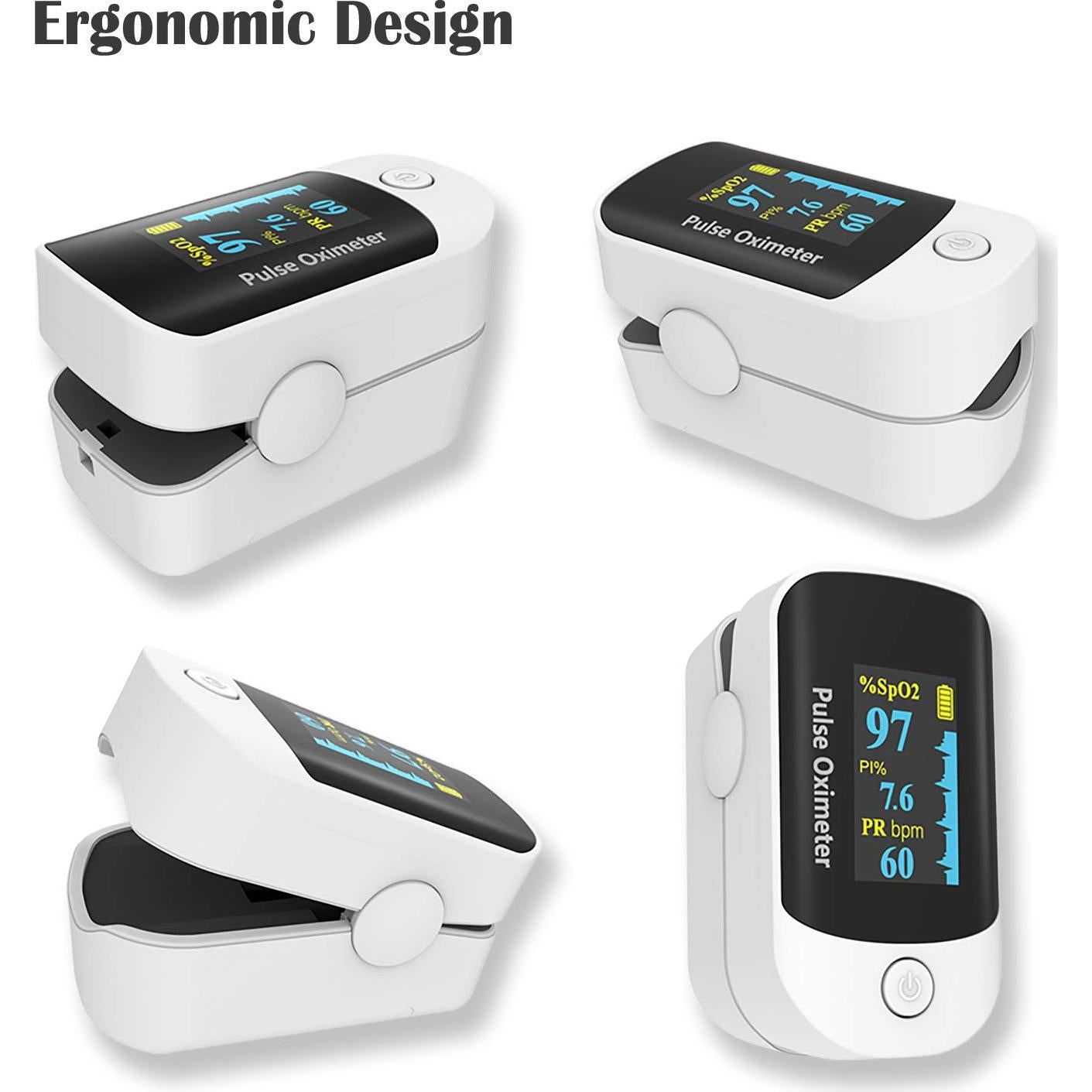 Oxímetro de Pulso Hunan Accurate, Monitor de Oxígeno SpO2