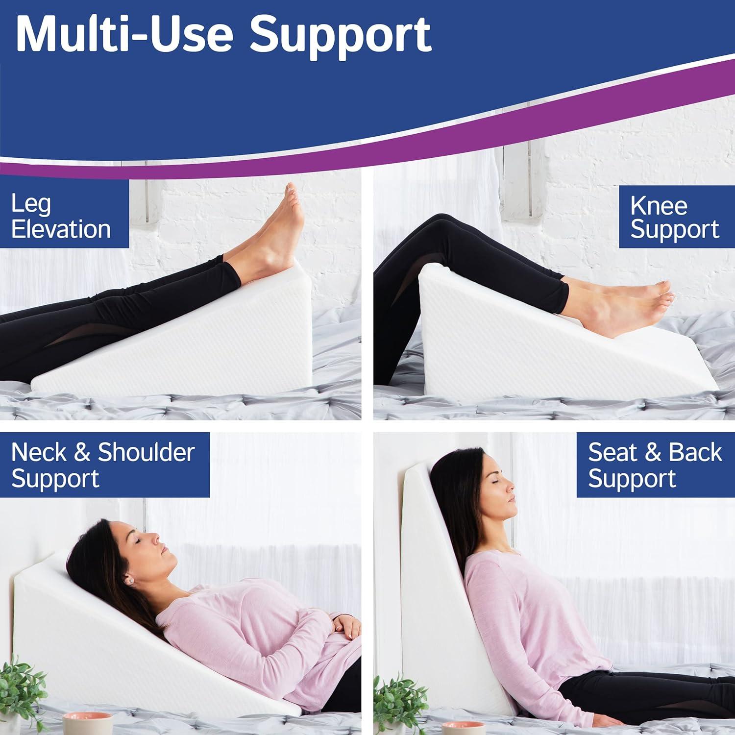 Almohada en Forma de Cuña Ebung - Espuma Viscoelástica 63.5x61 cm