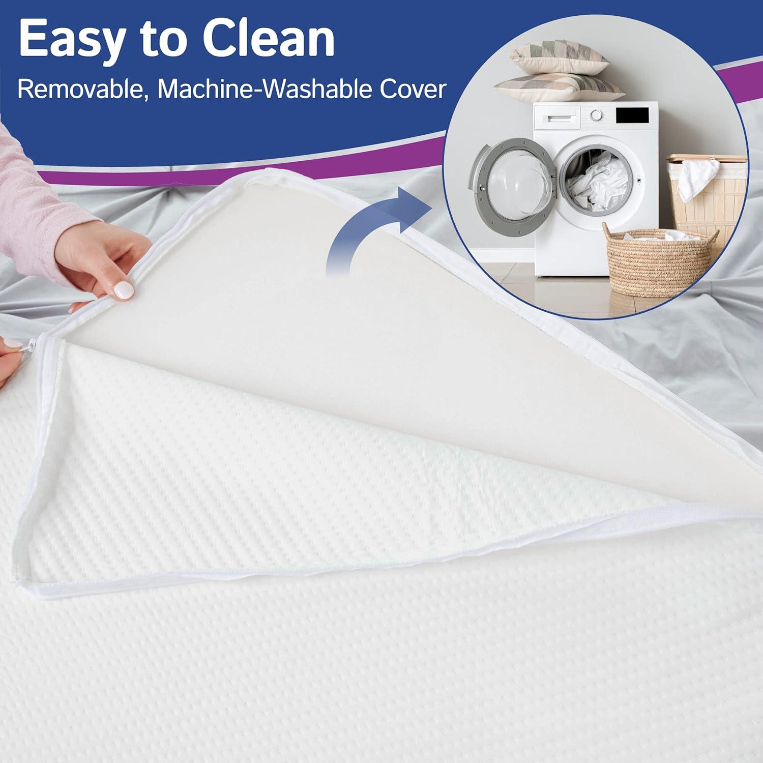 Almohada en Forma de Cuña Ebung - Espuma Viscoelástica 63.5x61 cm