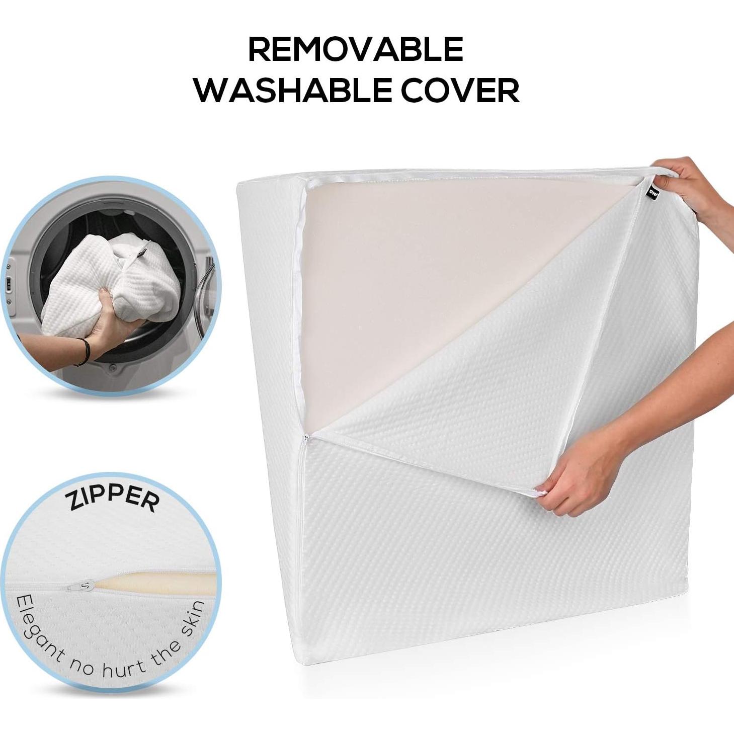 Almohada en Forma de Cuña Ebung - Espuma Viscoelástica 63.5x61 cm