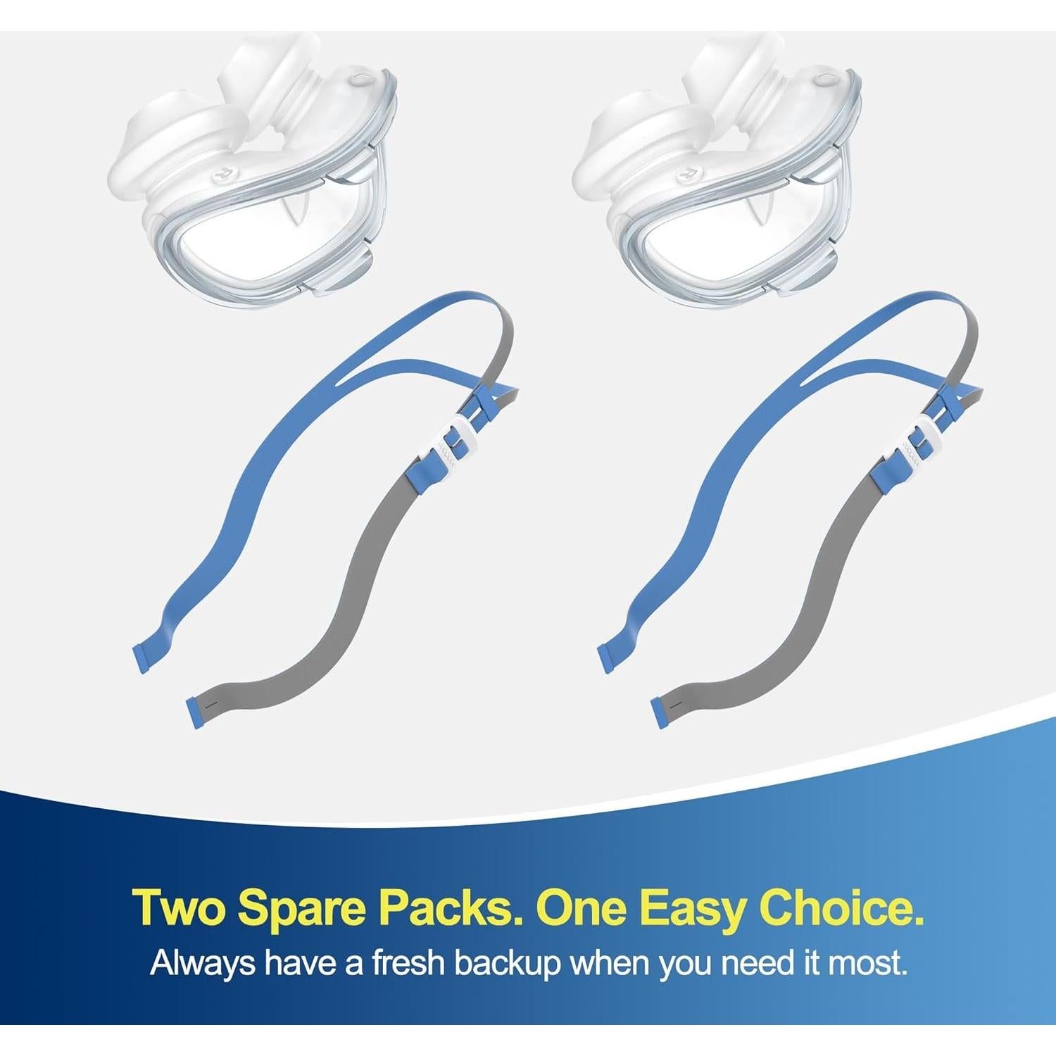 Almohadillas Nasales AirFit P10 Masktouch - 2 Paquetes Pequeño