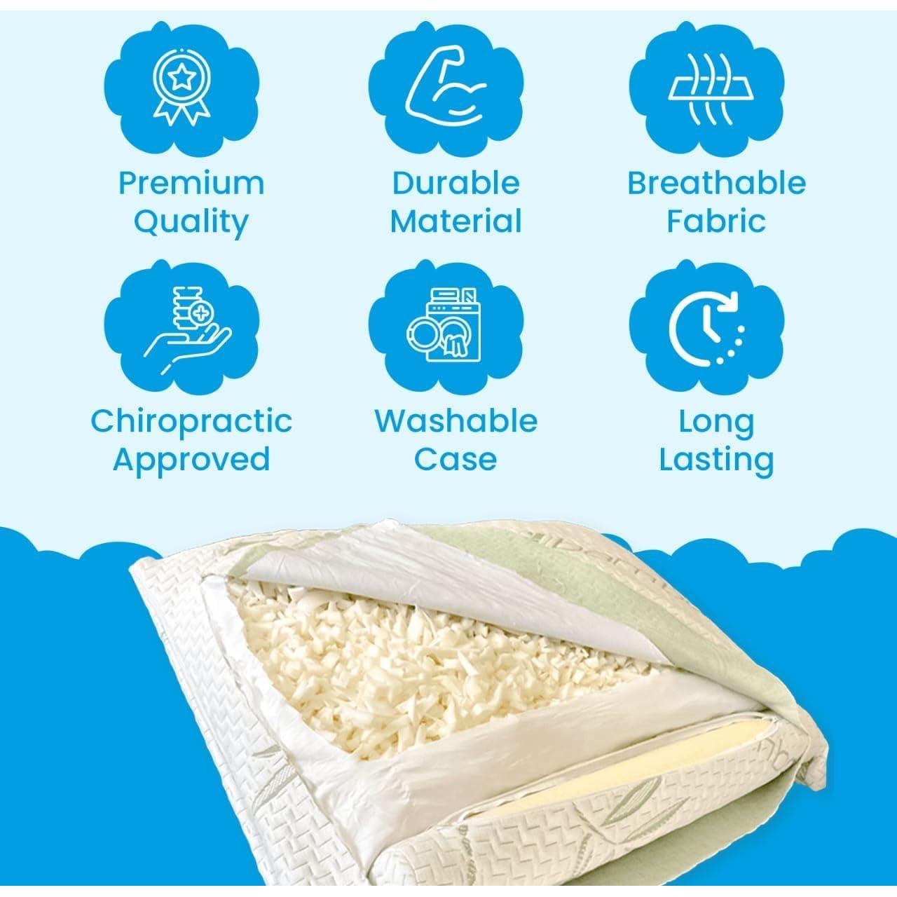 Almohada Ortopédica Cervical Lil Angel AP1 Firme Ajustable