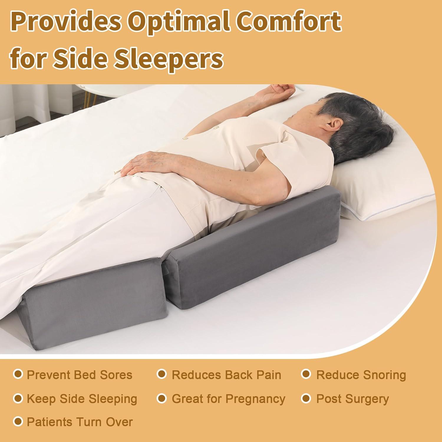 Almohada Wedge Ajustable BALAPET 3 en 1 para Dormir Lado