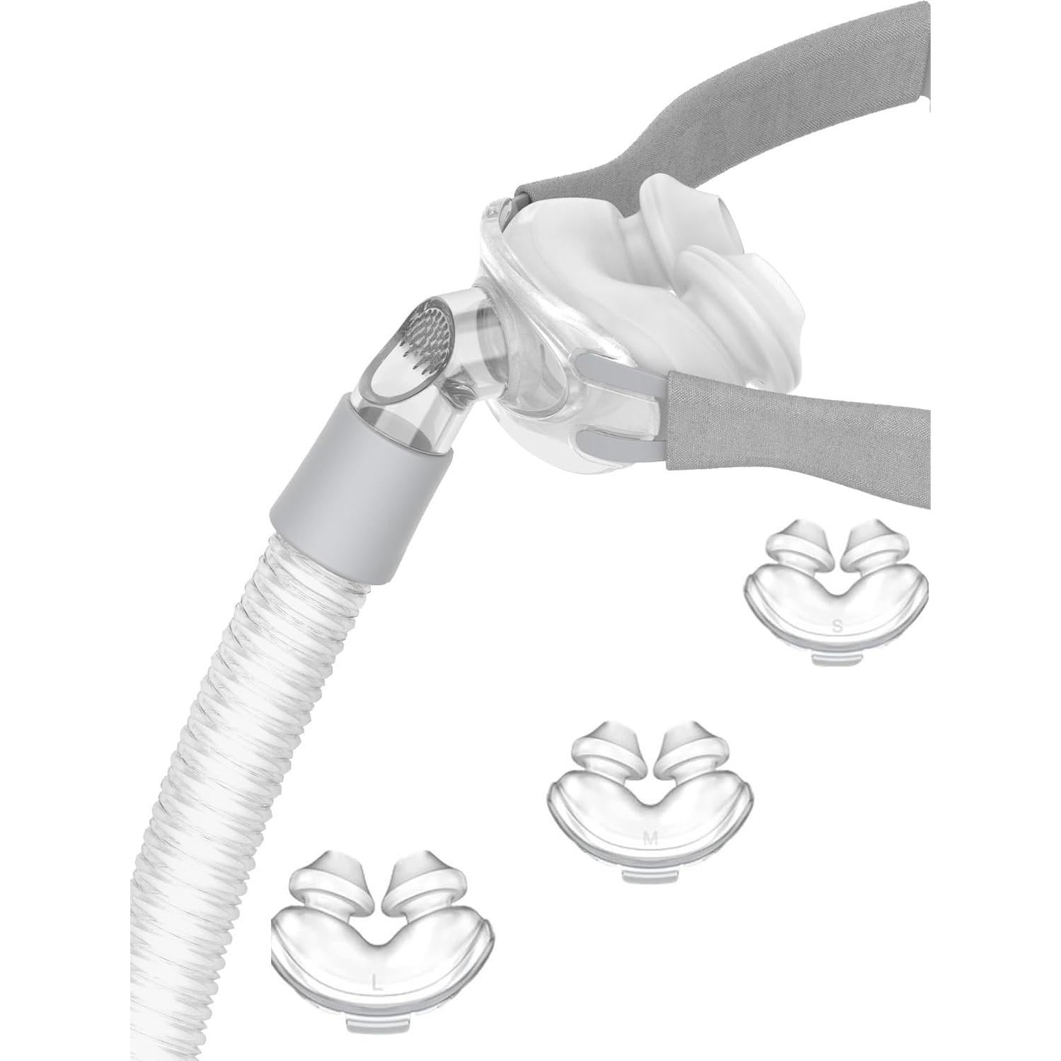 Cojín Nasal CPAP NQIAO - Reemplazo Universal 3 Tamaños