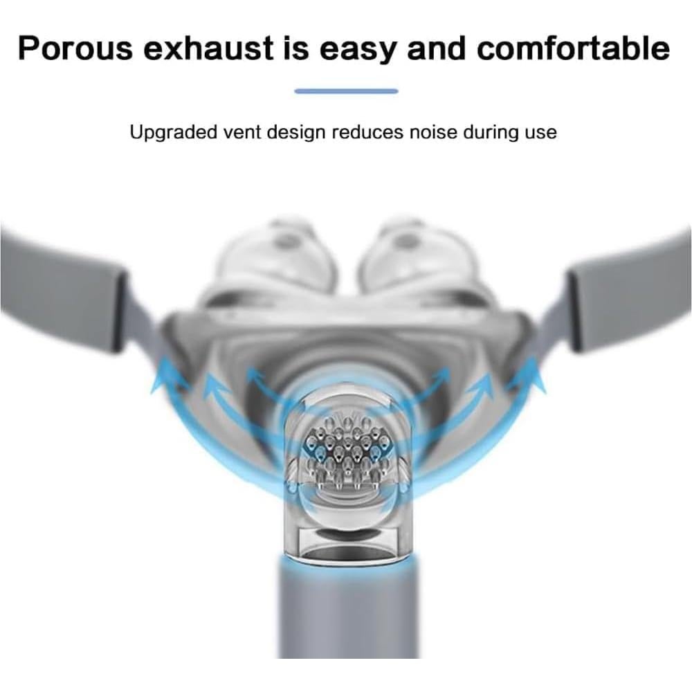 Cojín Nasal CPAP NQIAO - Reemplazo Universal 3 Tamaños