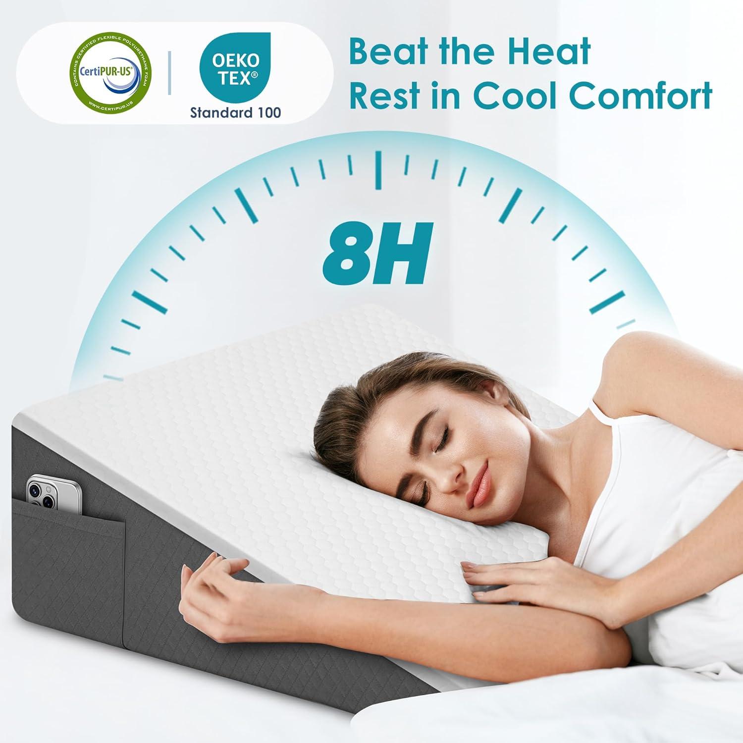 Cojín en Cuña DiffPacky 61x61x25.4 cm Espuma Viscoelástica