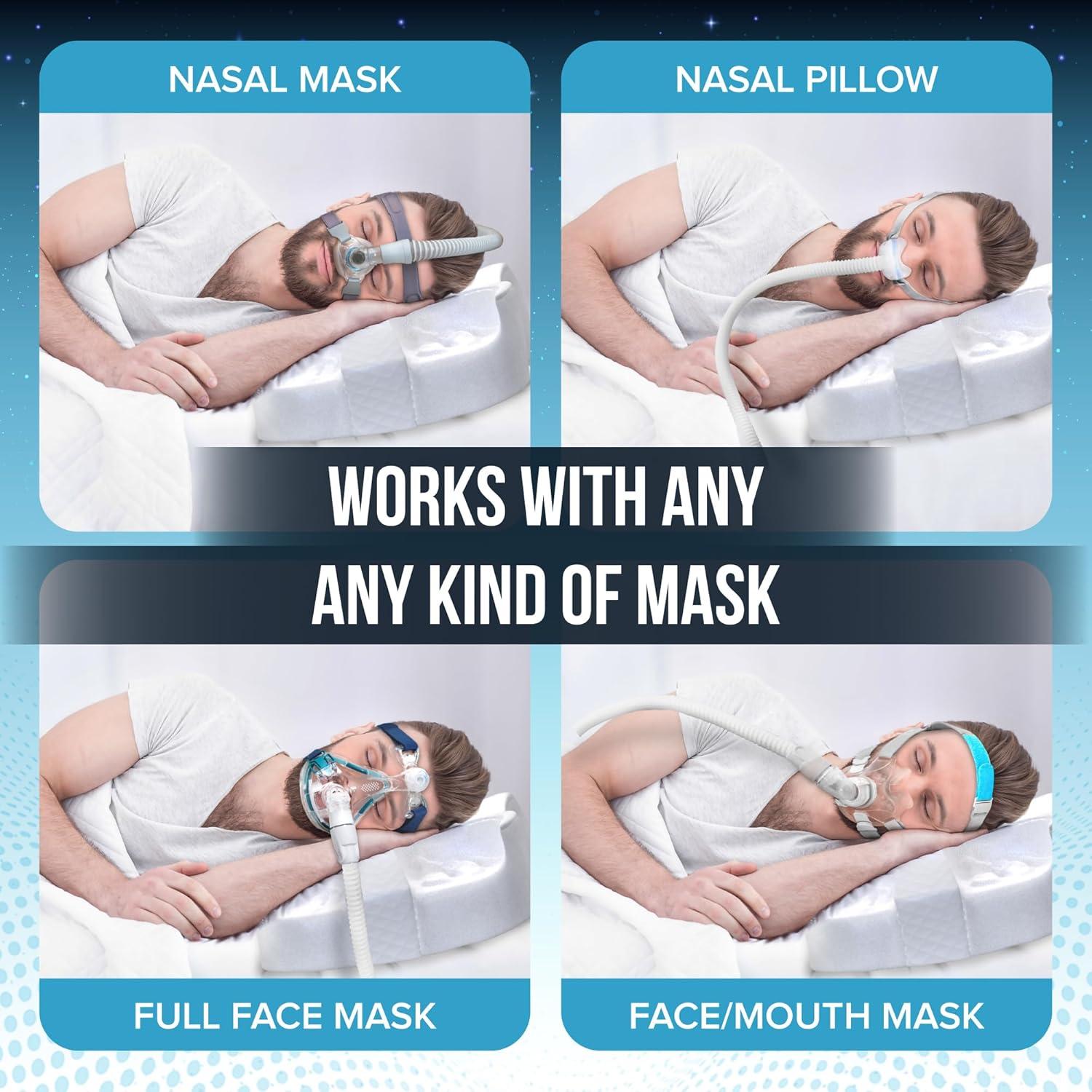 Almohada CPAP JJ CARE Ajustable para Durmientes de Lado