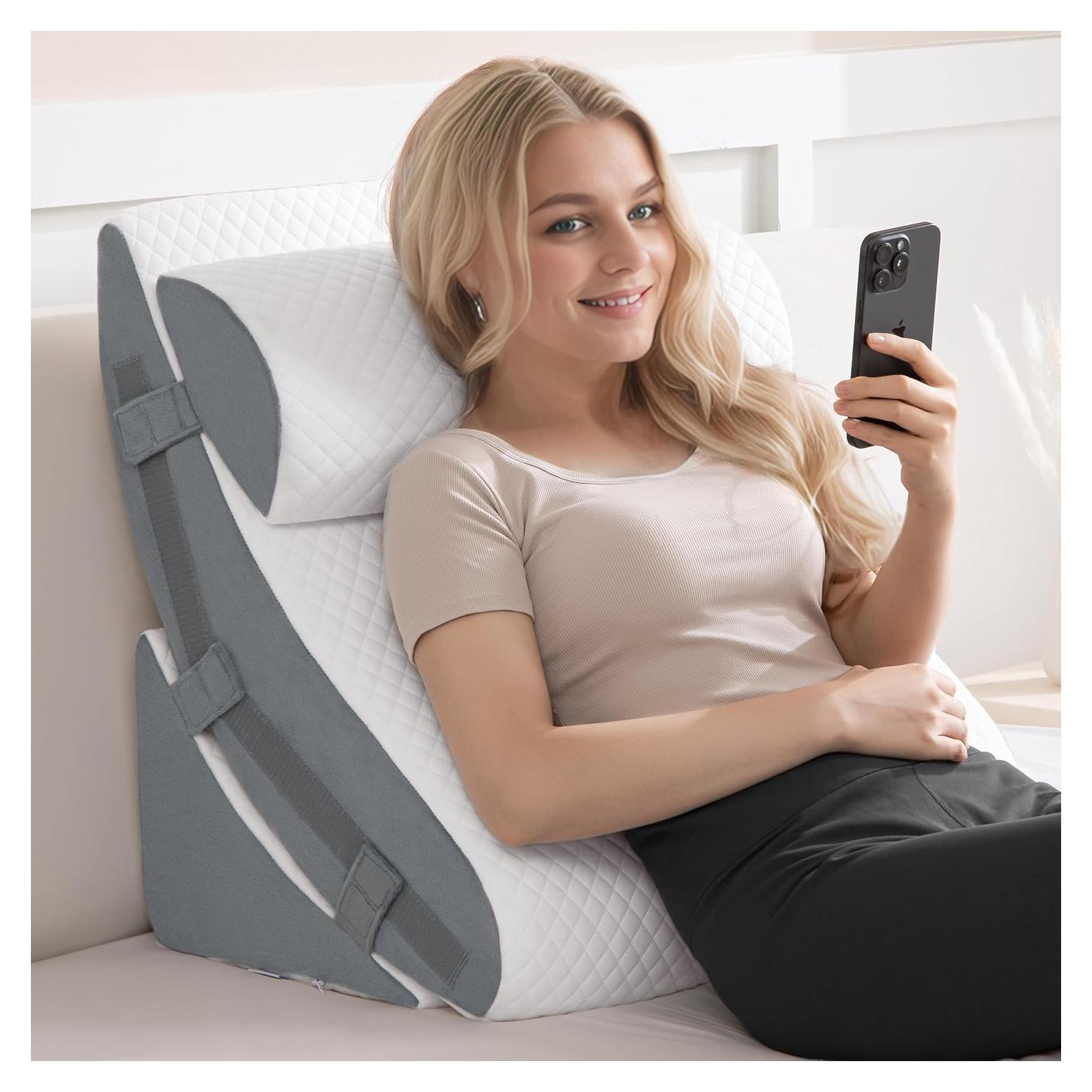 Almohada en Cuña Ortopédica Ganondorf BW-1008-GR 60x70 cm