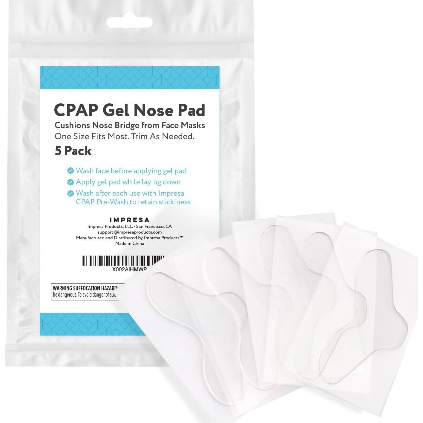 Almohadillas Nasales CPAP Impresa - Paquete de 5 Unidades