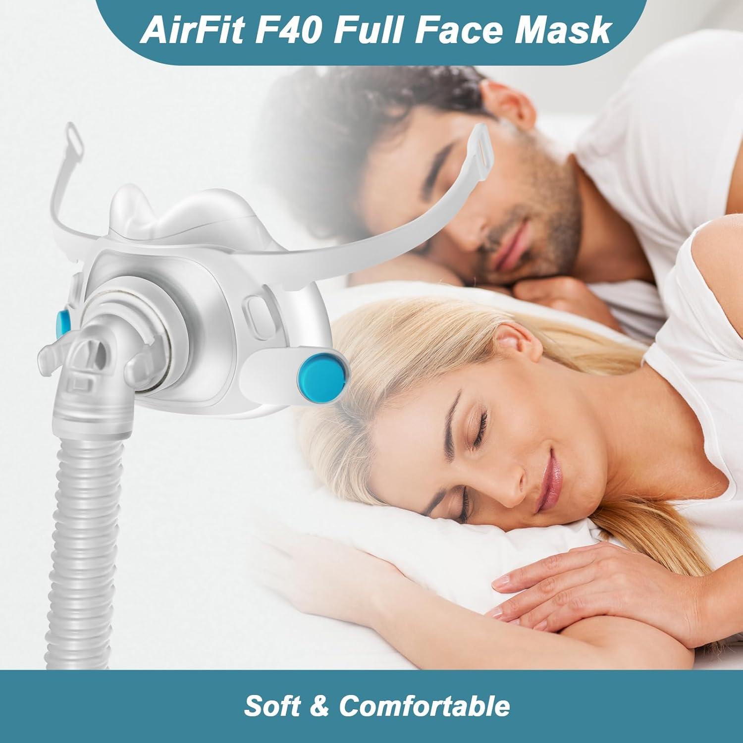 Máscara CPAP Completa Resmed Airfit F40 Grande con Almohadilla