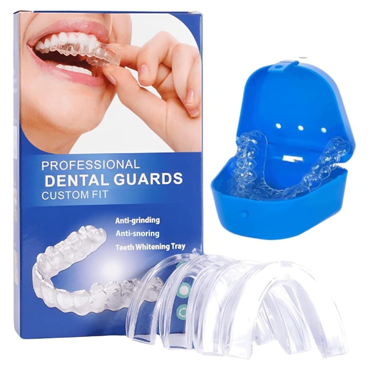 Protector Bucal Multiusos 4 Piezas para Rechinar Dientes