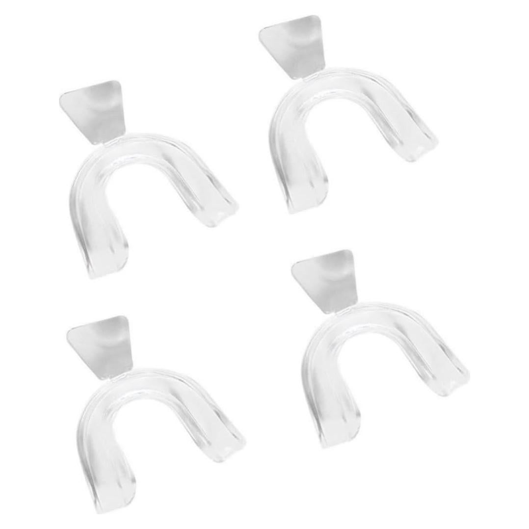 4 Protectores Bucales de Silicona Rosojodg para Bruxismo y Deportes