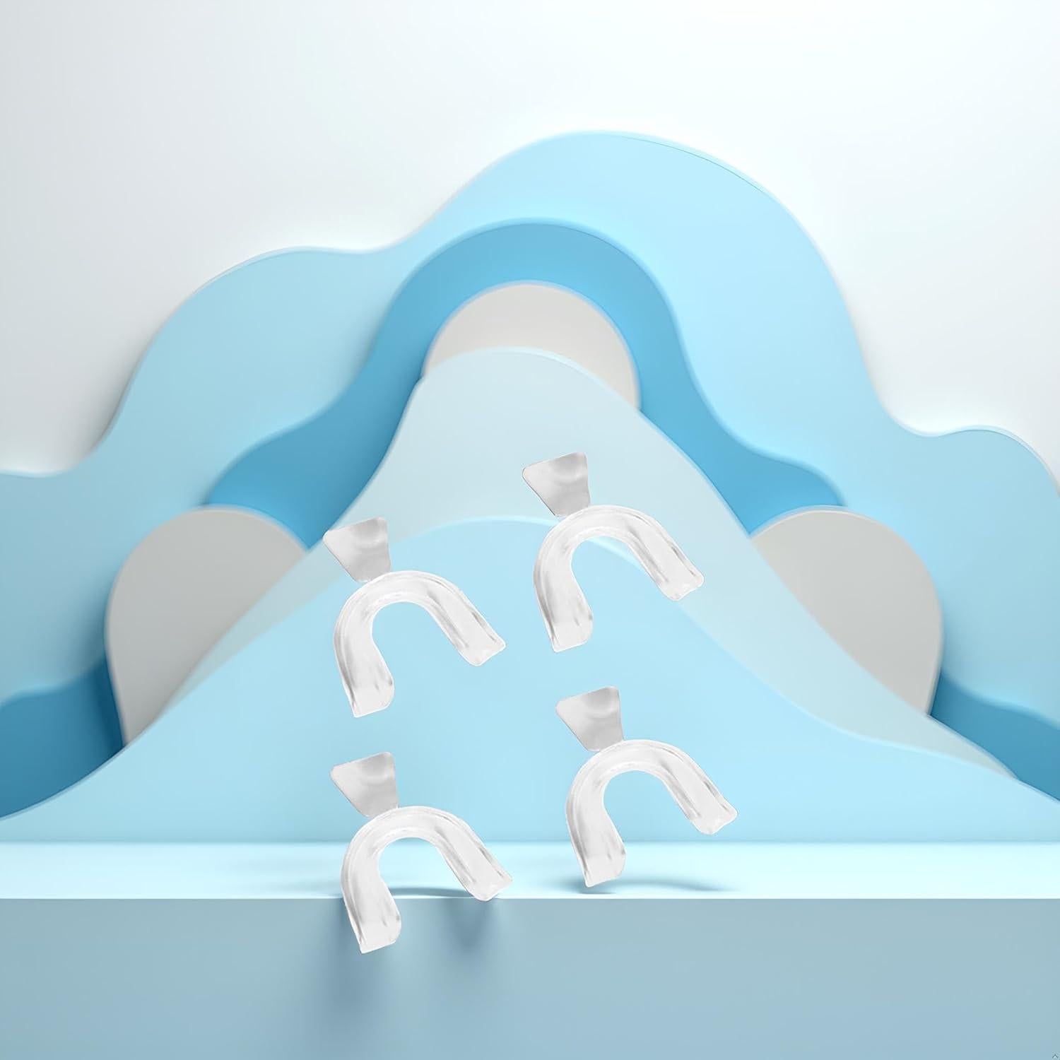 4 Protectores Bucales de Silicona Rosojodg para Bruxismo y Deportes