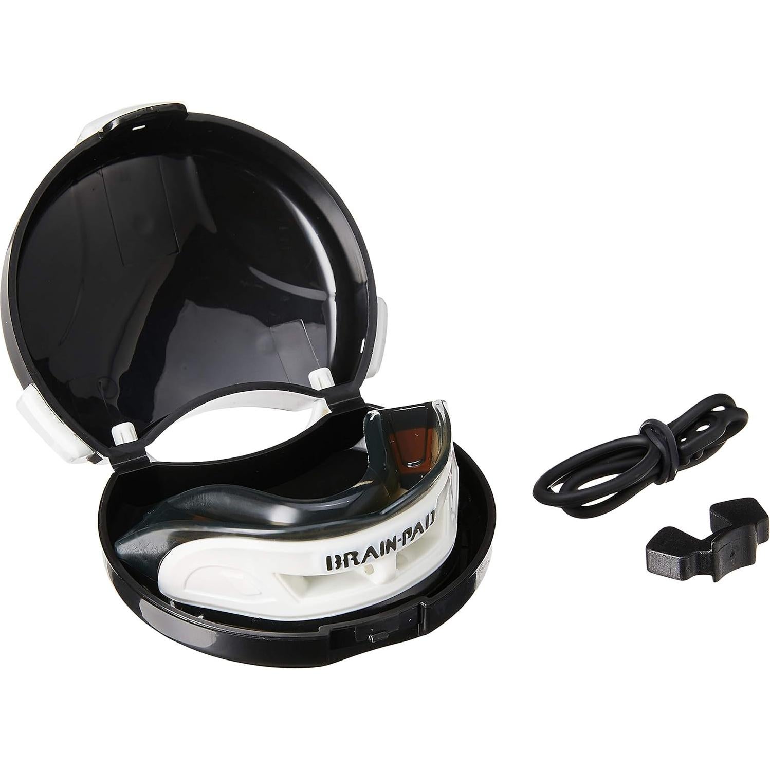 Protector Bucal Brain Pad 3XSWP Triple Laminado Adulto Blanco/Negro