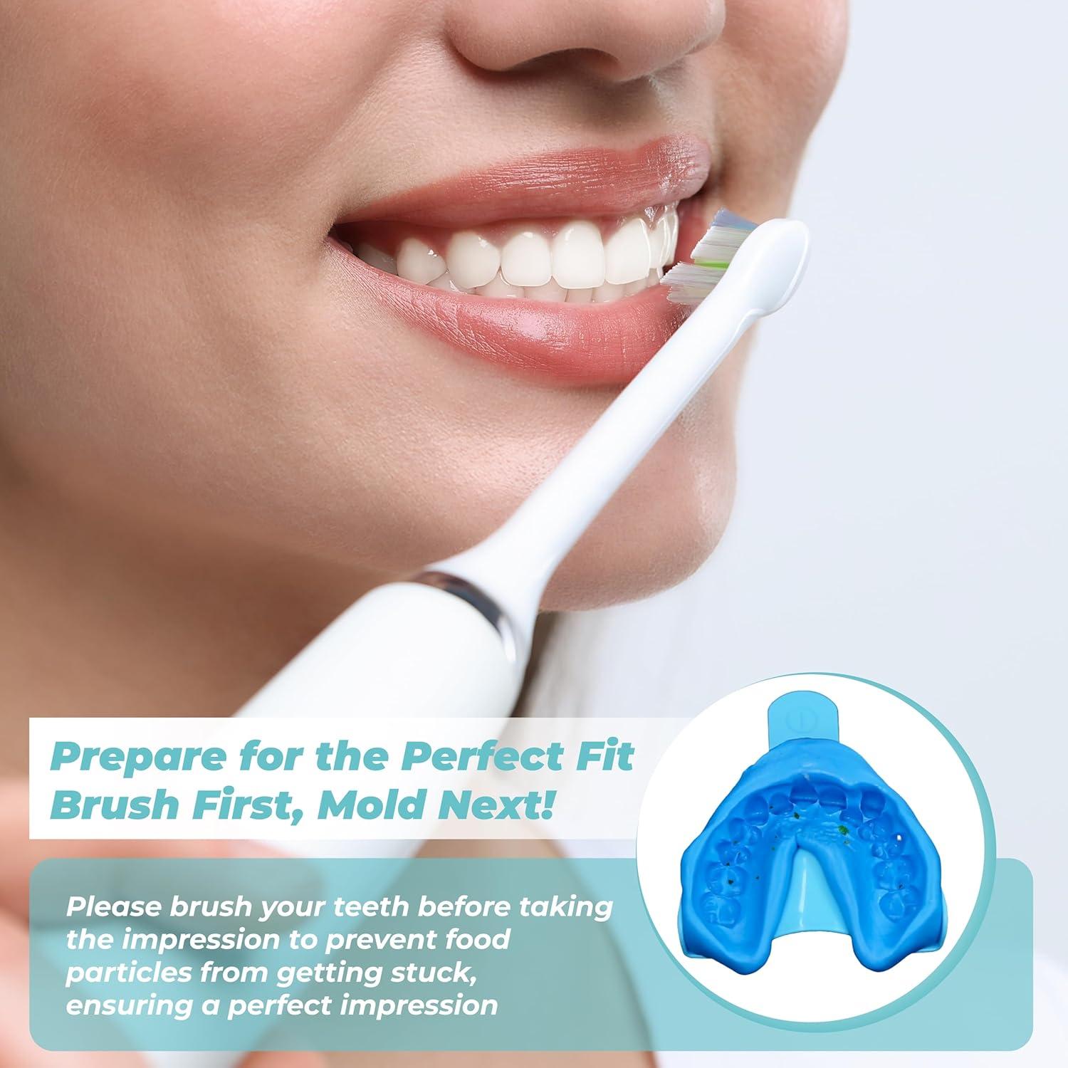 Kit de Férula Dental Personalizada DentaRight para Bruxismo