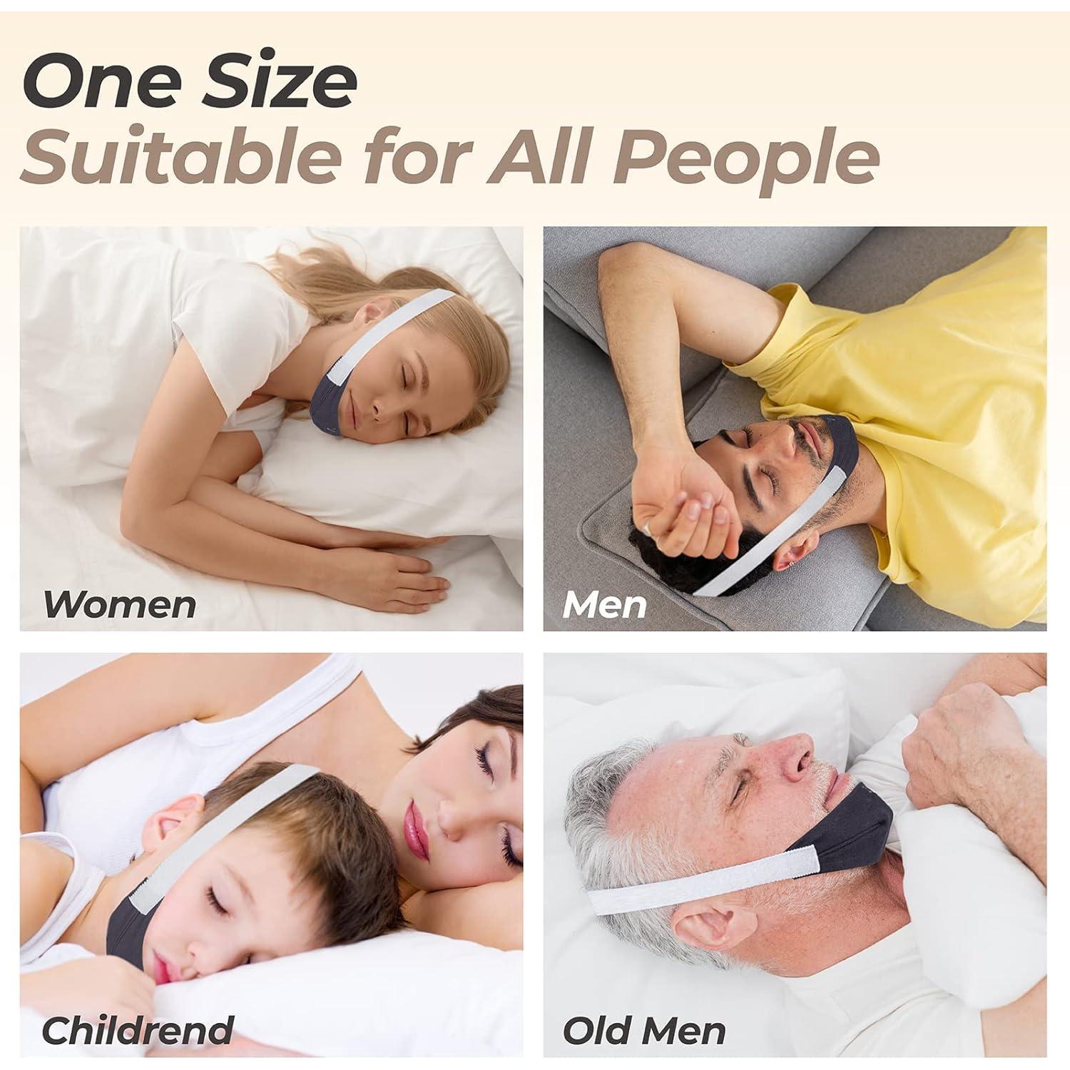 Correa de Barbilla Anti Ronquido PalpitateC Ajustable Universal