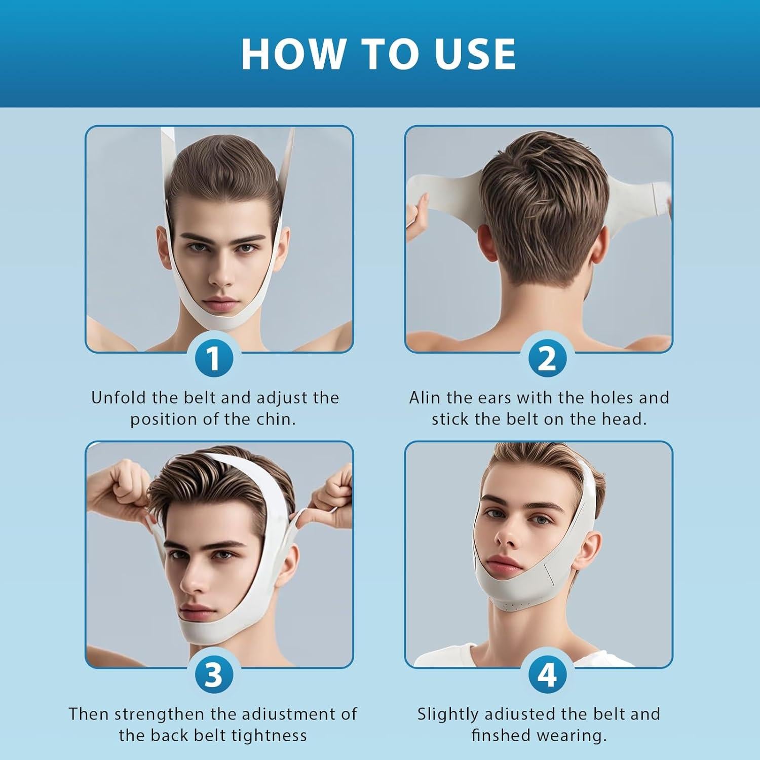 Correa Anti Ronquidos Nacerlary Ajustable Transpirable