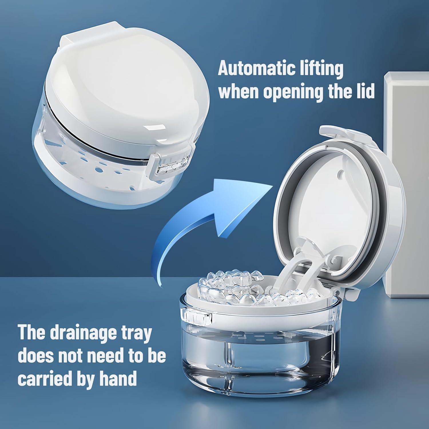 Paquete de 4 Protectores Bucales Moldeables PMUBEAUTY para Bruxismo