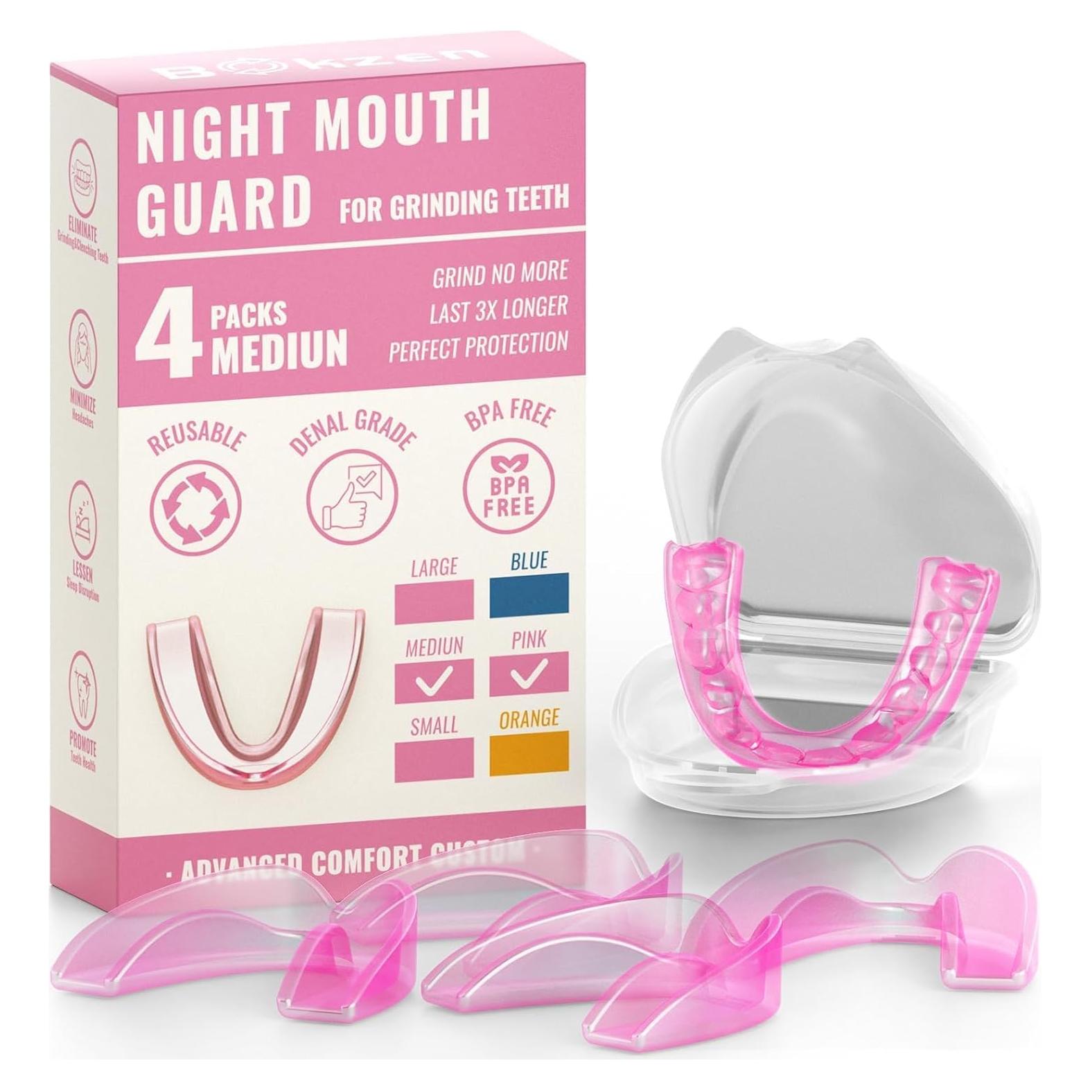 Paquete de 4 Protectores Nocturnos BOKZEN Medianos Rosa