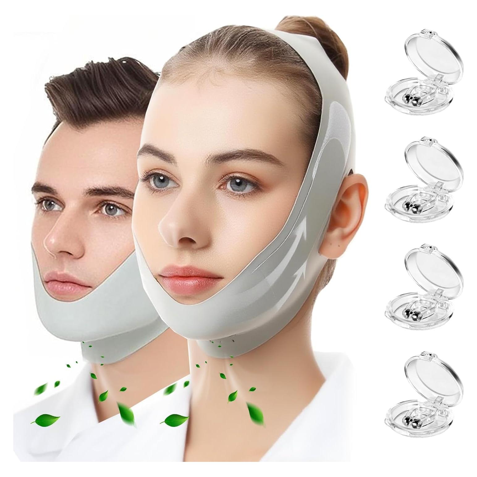 Correa para la Barbilla CPAP Yueerbao - Antisnoring Ajustable y Cómoda