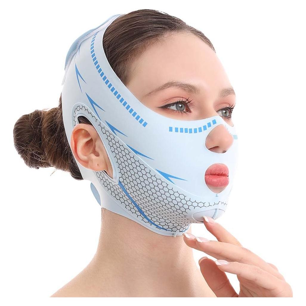 Mascarilla Elevadora Facial Bihevn en V - Reductor Doble Barbilla