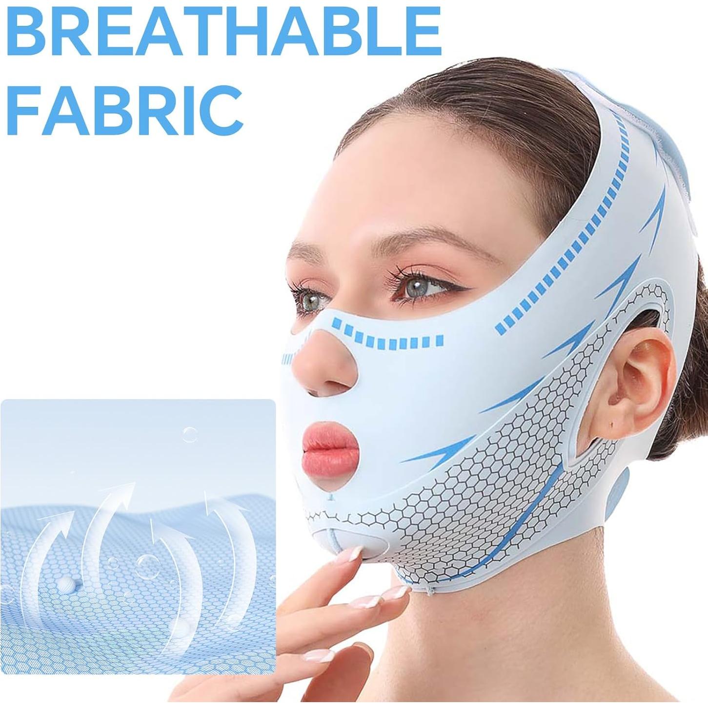 Mascarilla Elevadora Facial Bihevn en V - Reductor Doble Barbilla