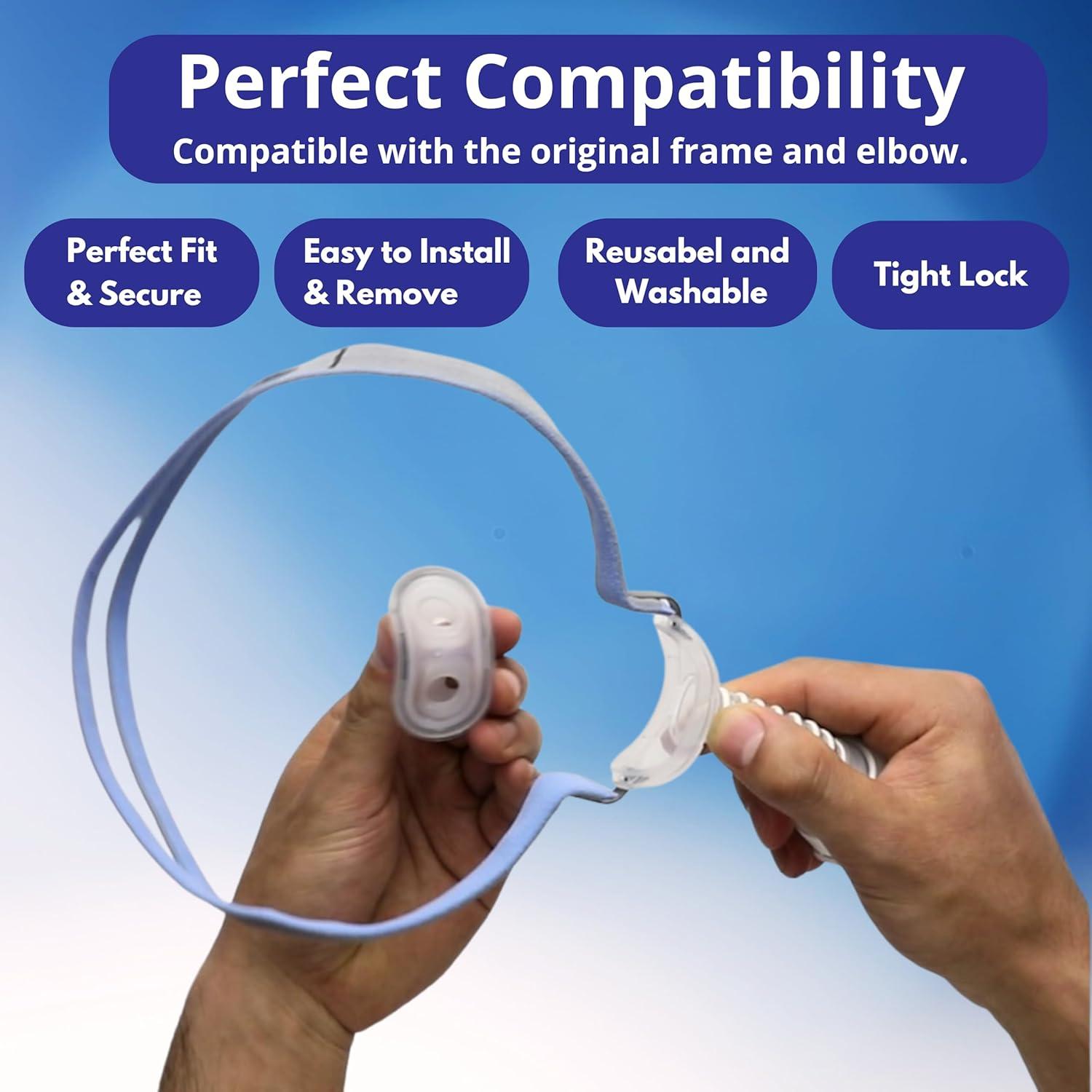 Cojín Nasal CPAP AirFit P10 - Paquete de 2 Medianos de Silicona