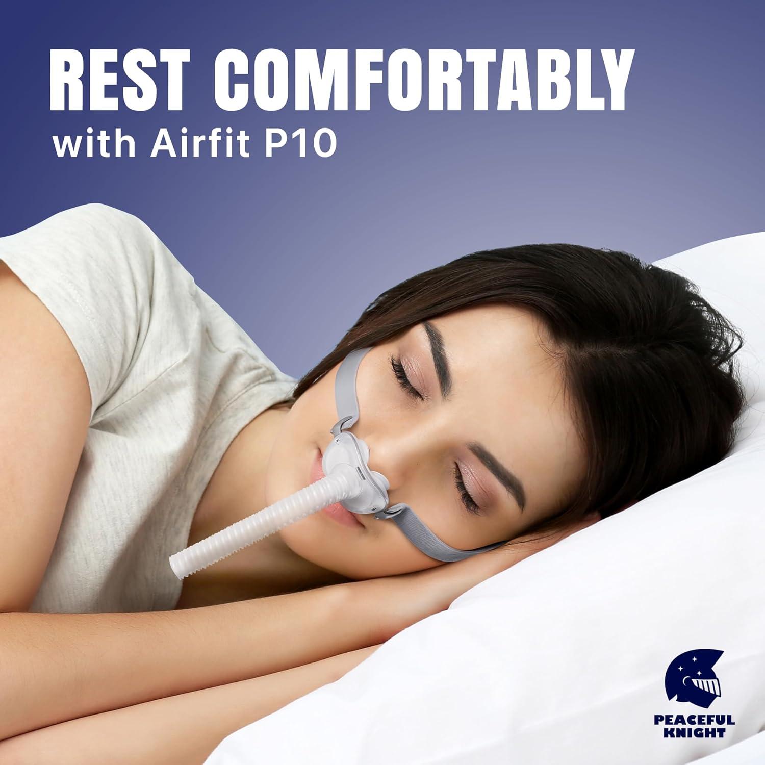 Cojín Nasal CPAP AirFit P10 - Paquete de 2 Medianos de Silicona