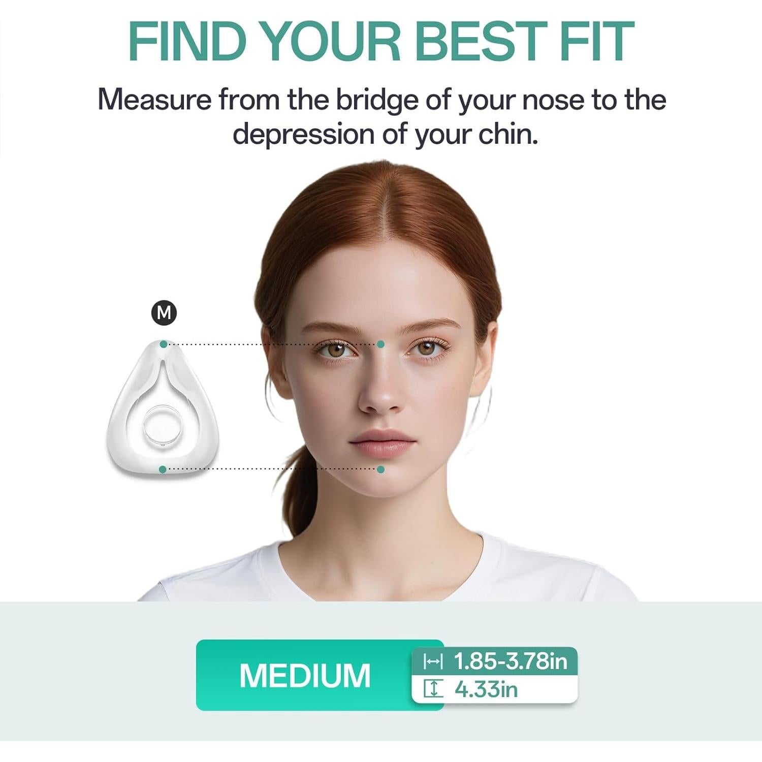 Cojín de Reemplazo Mediano CLOUDCRUZE para Máscara AirFit F20