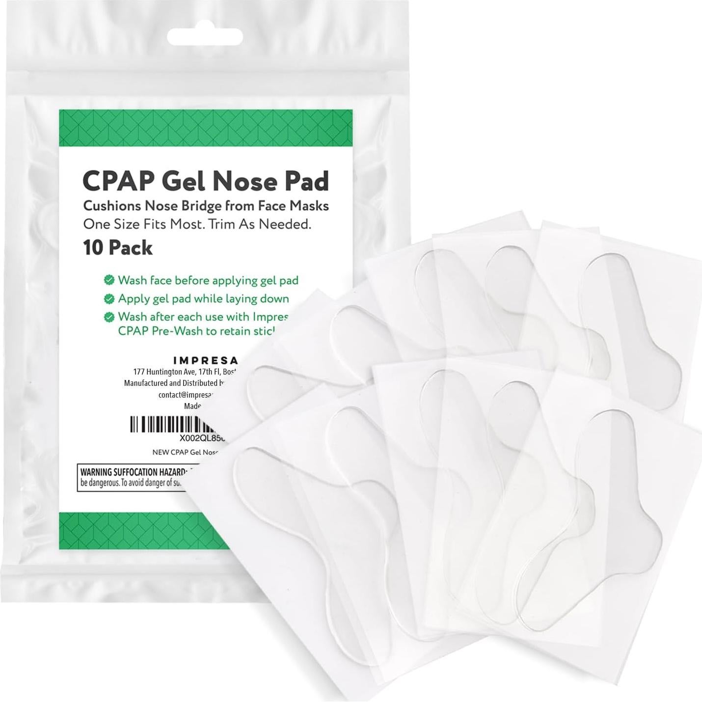 Almohadillas Nasales CPAP Impresa - Paquete de 10 Unidades