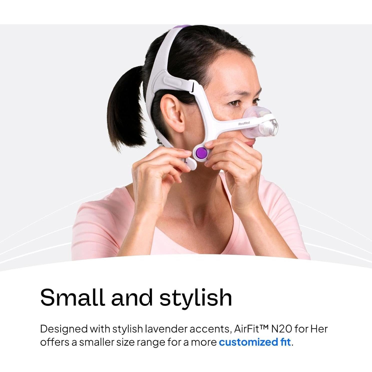 Sistema de Marco ResMed AirFit N20 para Ella - Pequeño