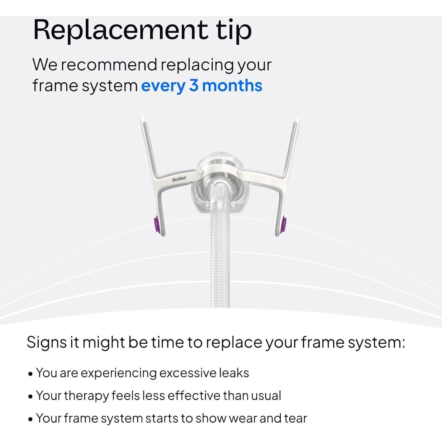 Sistema de Marco ResMed AirFit N20 para Ella - Pequeño