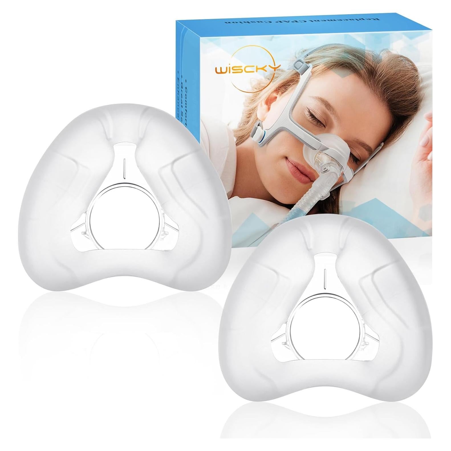 2 Almohadillas Nasales de Reemplazo Wiscky para Máscara AirFit N20 - Mediano