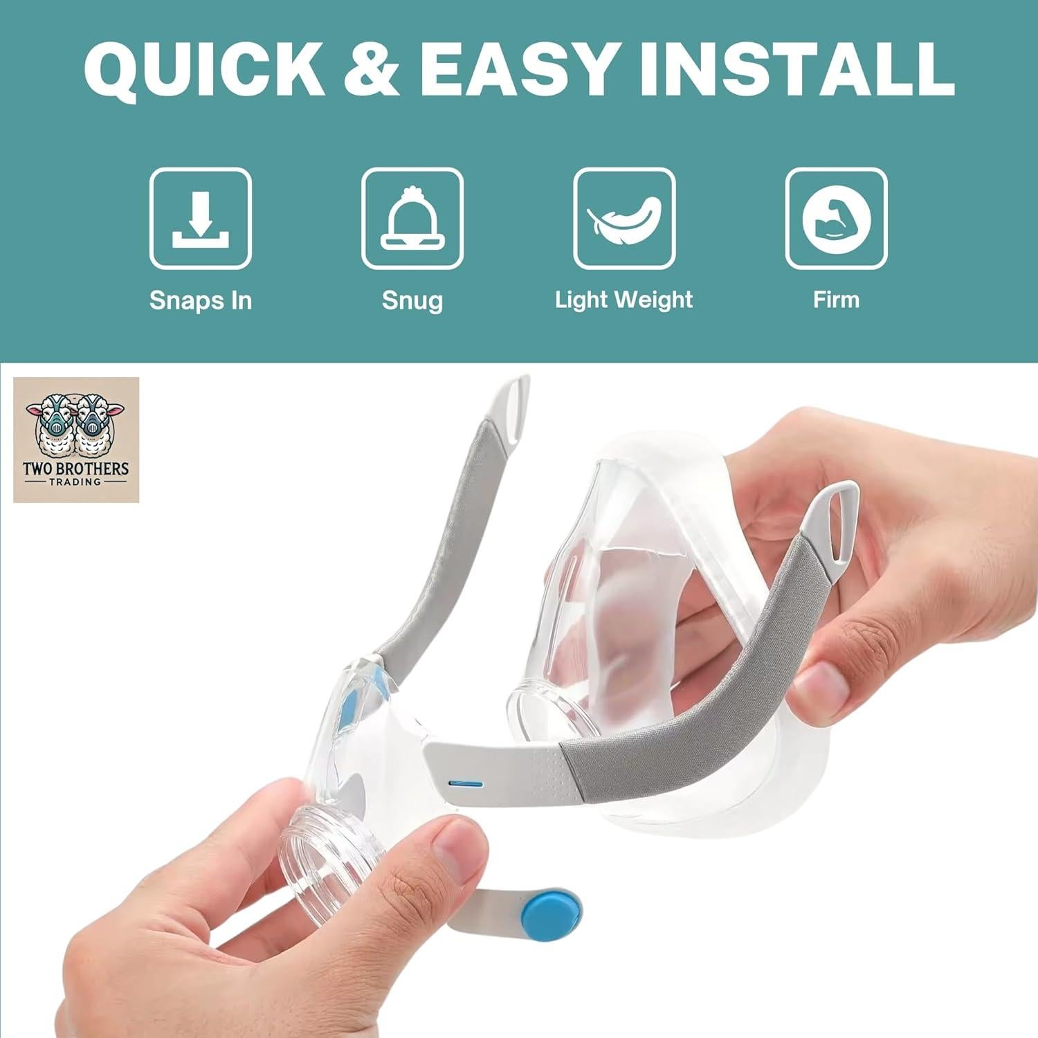 Cojín de Reemplazo F20 Two Brothers Trading Mediano CPAP