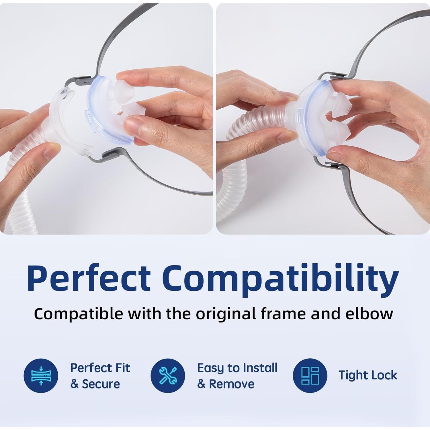 Cojín Nasal de Reemplazo ResMed AirFit P10 - Pequeño, 2 Unidades