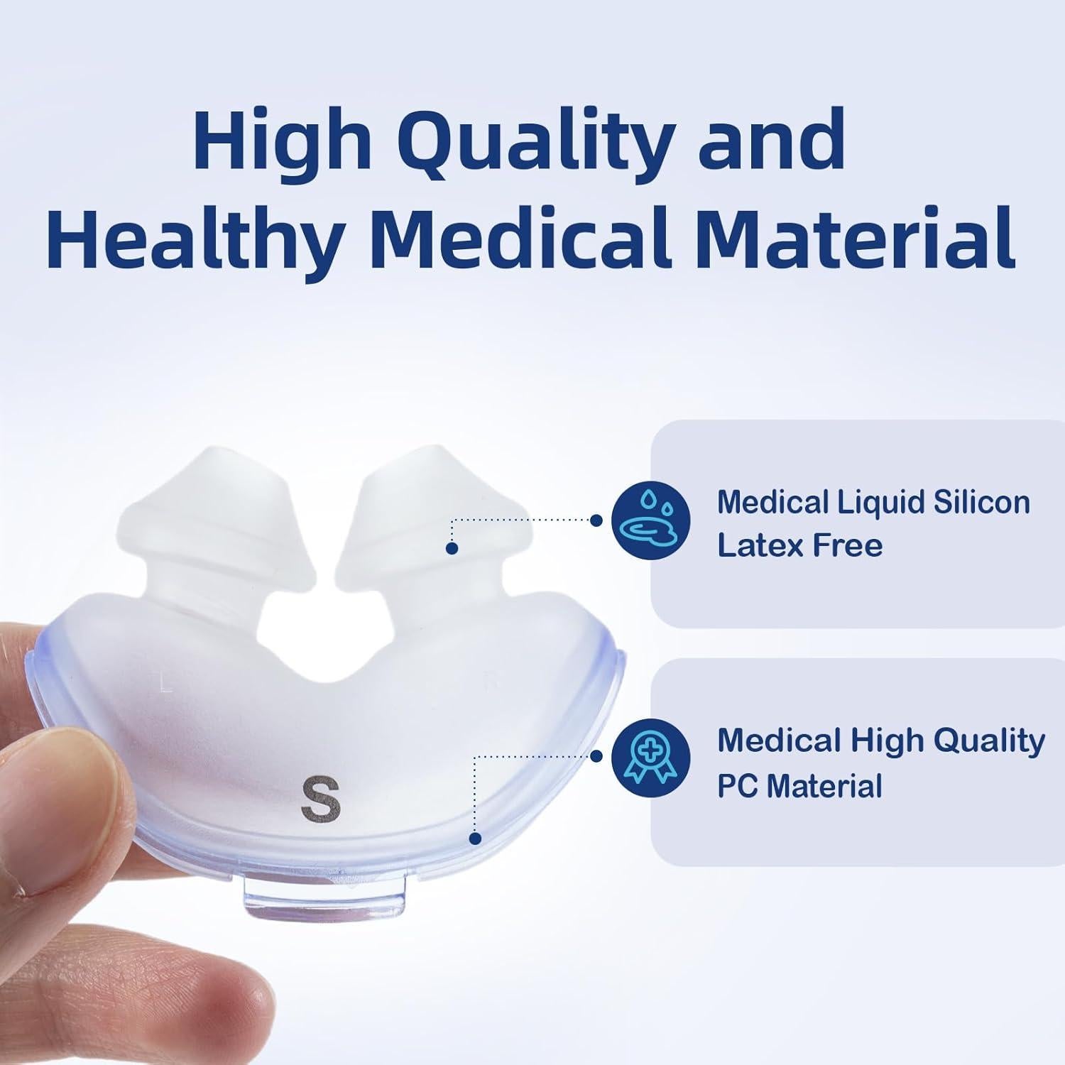 Cojín Nasal de Reemplazo ResMed AirFit P10 - Pequeño, 2 Unidades