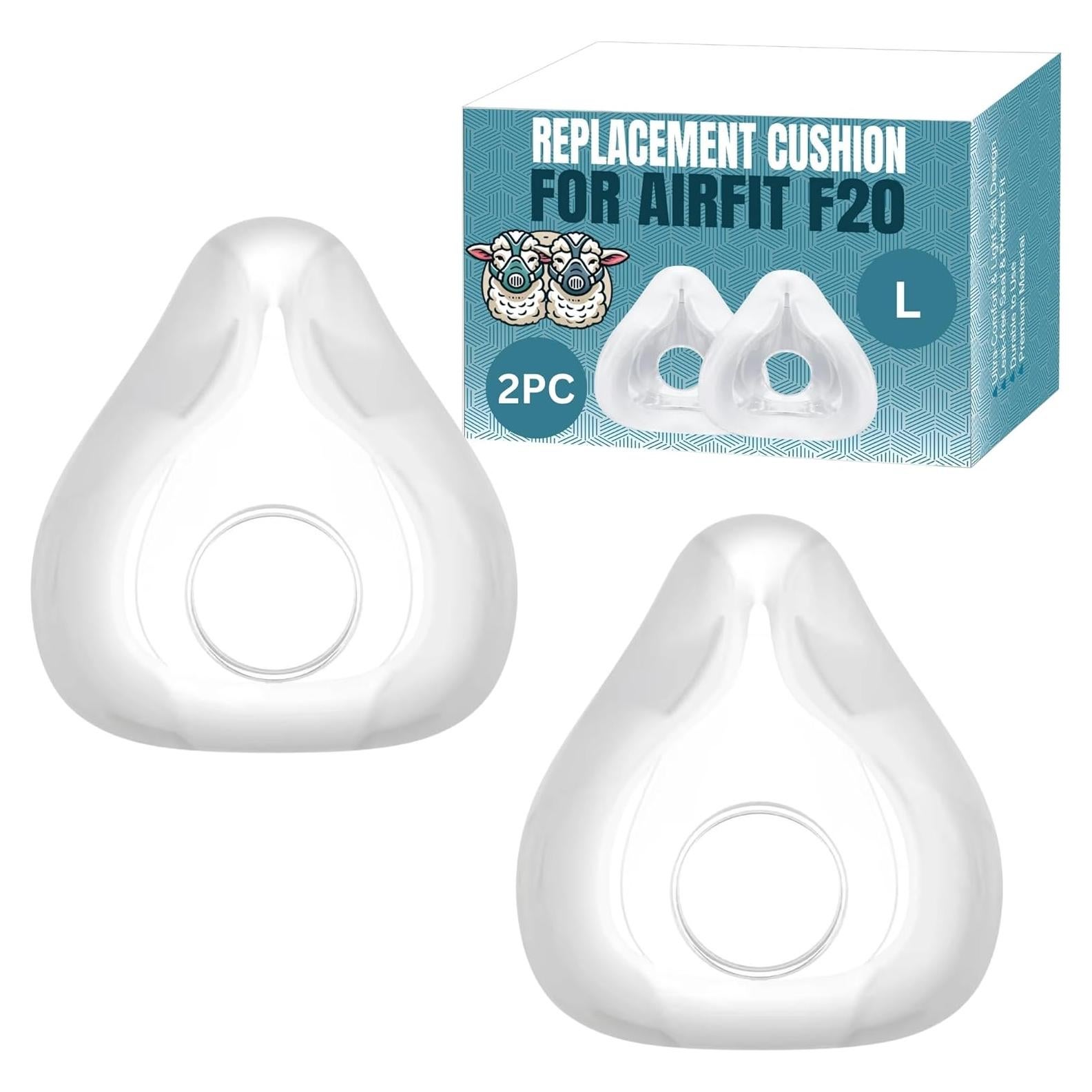 Almohadillas de Reemplazo CPAP F20 Two Brothers Trading - 2 Unidades Grande