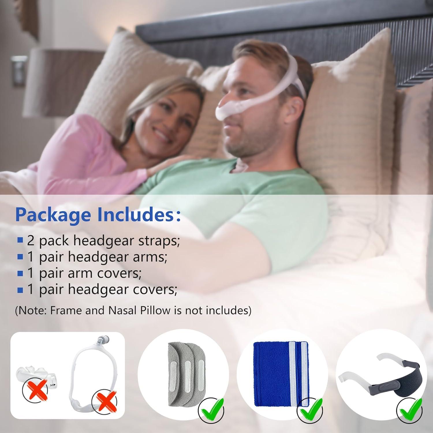 Paquete de 2 correas de cabeza CPAP Heathorn DreamWear