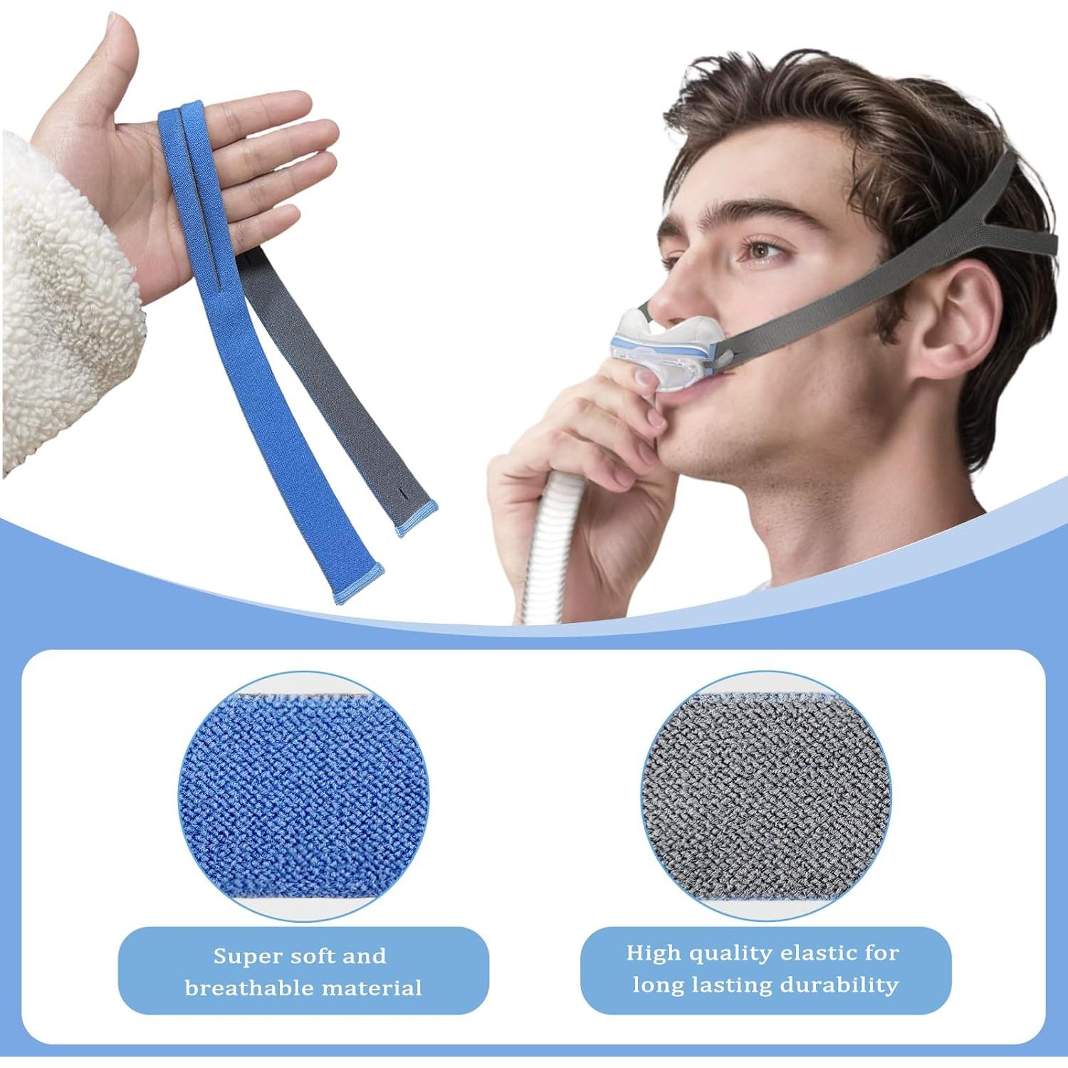 Correa de Cabeza YUANXUN para Máscara CPAP AirFit P10 - 2 Pack